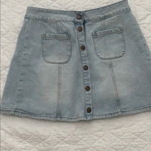 Brandy Melville jean skirt